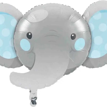 24" Enchanting Elephants Boy Metallic Mylar Balloon (1ct) Party Expo  