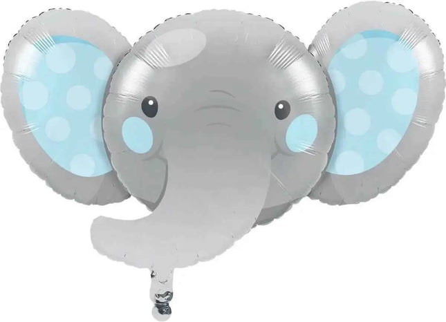 24" Enchanting Elephants Boy Metallic Mylar Balloon (1ct) Party Expo  