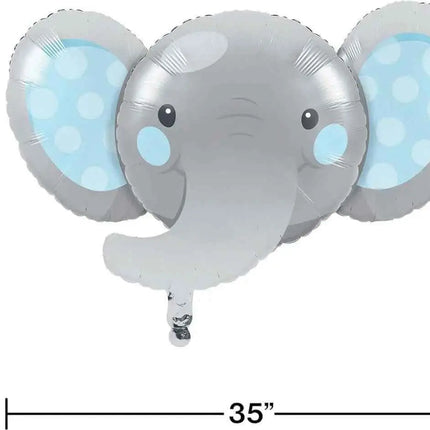 24" Enchanting Elephants Boy Metallic Mylar Balloon (1ct) Party Expo  