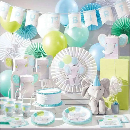 24" Enchanting Elephants Boy Metallic Mylar Balloon (1ct) Party Expo  