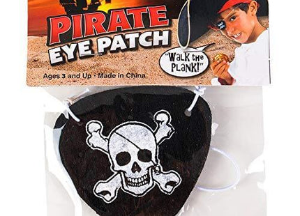 2.5" Felt Pirate Eye Patch - SKU:CO-PIRFE - UPC:097138858375 - Party Expo