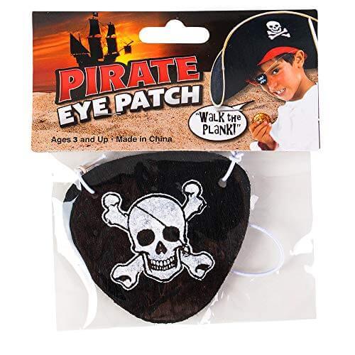 2.5" Felt Pirate Eye Patch - SKU:CO-PIRFE - UPC:097138858375 - Party Expo