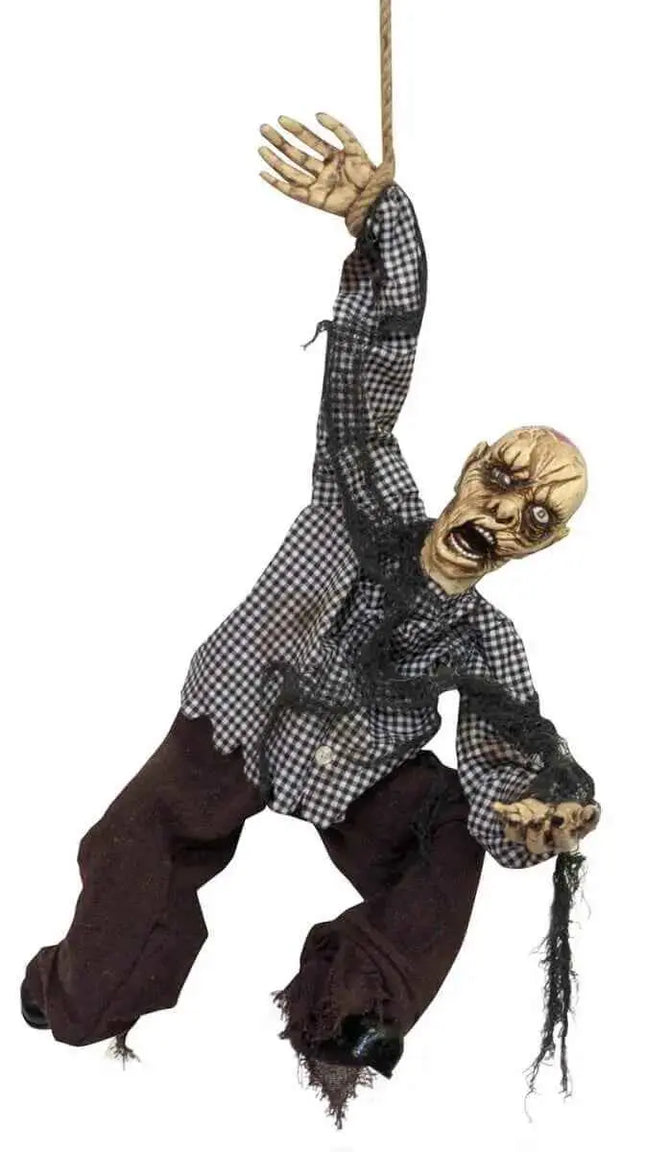 26" Animated Old Man with Rope (1ct) Party Expo  