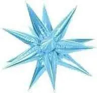 26" Star-Burst Mylar Balloon - Light Blue Party Expo  