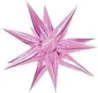 26" Star-Burst Mylar Balloon - Pink Party Expo  