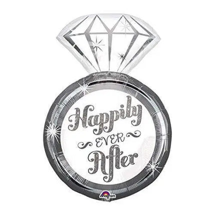 27" Happily Ever After Wedding Mylar Balloon #35 Party Expo  