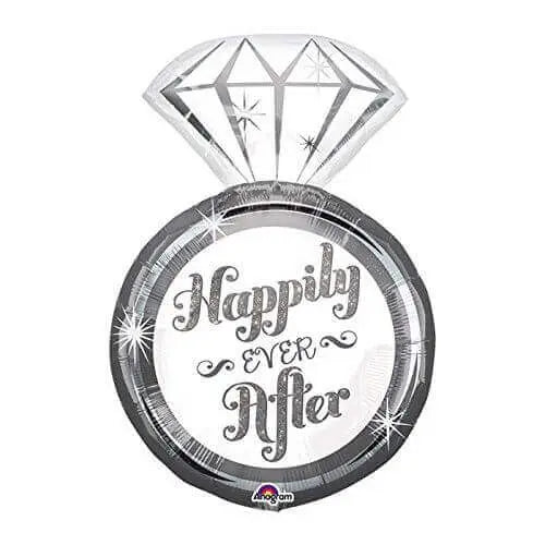 27" Happily Ever After Wedding Mylar Balloon #35 Party Expo  