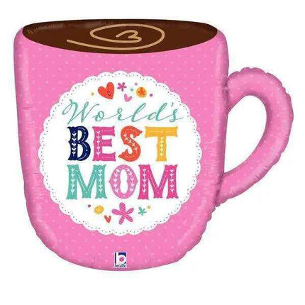 29" Best Mom Mug Mylar Balloon Party Expo  