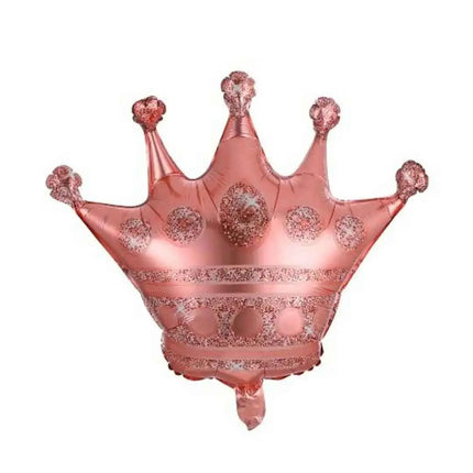 29" Crown Mylar Balloon - Rose Gold Party Expo  