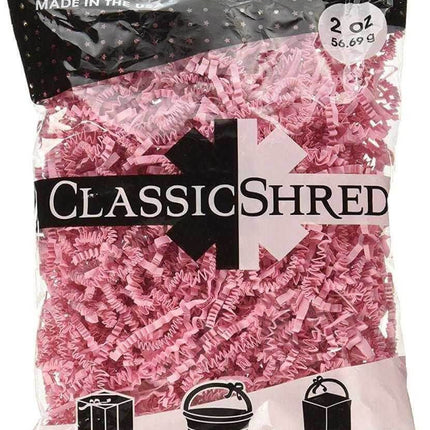 2oz Paper Shred - Pink - Party Expo
