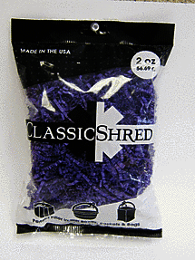 2oz Paper Shred - Purple Party Expo  
