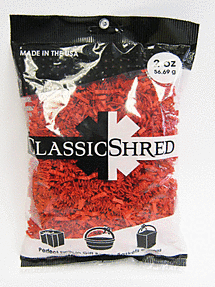 2oz Paper Shred - Red Party Expo  