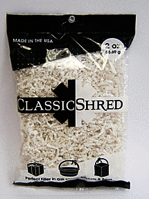 2oz Paper Shred - White Party Expo  
