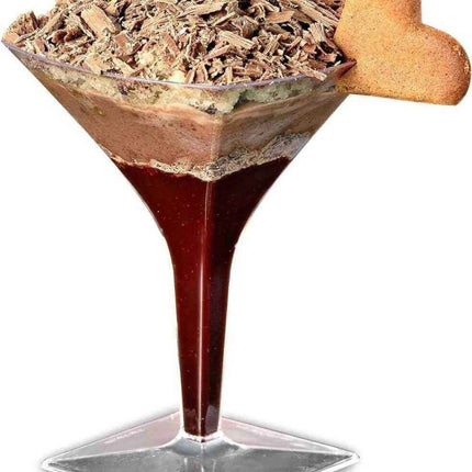 2oz Square Mini Martini Glass Party Expo  