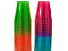 2oz. Assorted Neon 40ct Shot Glasses - SKU:N24090 - UPC:098382602943 - Party Expo