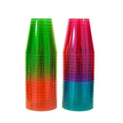 2oz Assorted Neon 40ct Shot Glasses - Party Expo