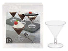 2oz. Mini Martini Glasses Clear - SKU:N216481 - UPC:098382915807 - Party Expo