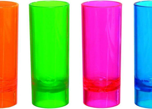 2oz Neon Shooter Dispensor - SKU:CS21090 - UPC:098382602325 - Party Expo