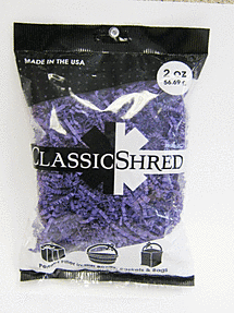 2oz Paper Shred - Purple - SKU:61006 - UPC:708450587248 - Party Expo