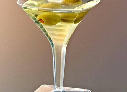 2oz Square Mini Martini Glass - SKU:55031 - UPC:081391903910 - Party Expo