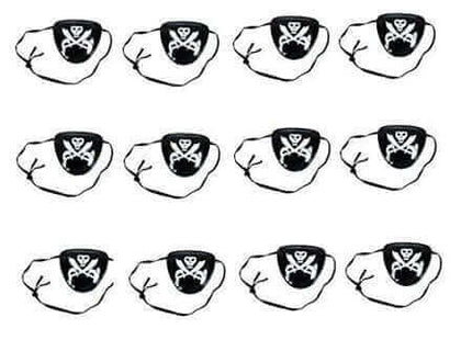 3" Pirate Eye Patch (1 piece) - SKU:CO-PIRPA - UPC:097138610508 - Party Expo
