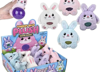 3" Squeezy Bead Plush Easter Bunny - SKU:ZE-PSBUN - UPC:097138963895 - Party Expo