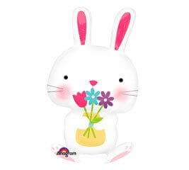 30" Bunny Buddy Airwalker Balloon - SKU:58508 - UPC:026635260930 - Party Expo