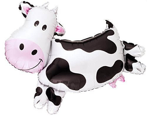 30" Cow Shape Mylar Balloon - SKU:14611 - UPC:080518110637 - Party Expo
