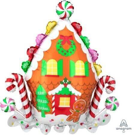 30" Gingerbread House - SKU:105554 - UPC:026635404297 - Party Expo
