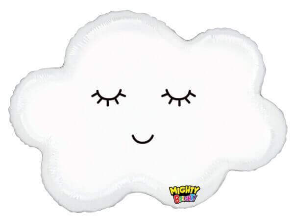 30" Mighty Sleepy Cloud Mylar Balloon - SKU:97372 - UPC:030625358736 - Party Expo