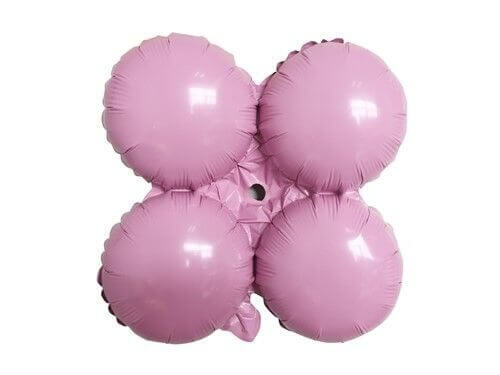 30" Quad Baby Pink Mylar Balloon - SKU: - UPC: - Party Expo