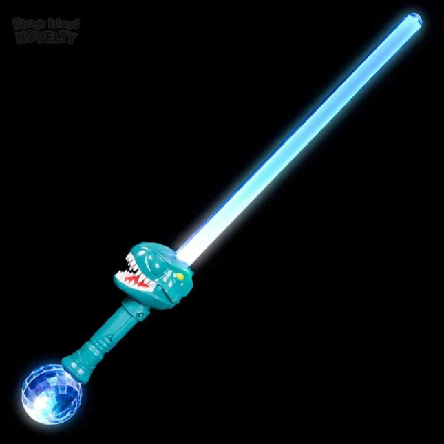 30" T-Rex Magic Ball Sword - SKU:GL-SWTRX - UPC:097138804327 - Party Expo