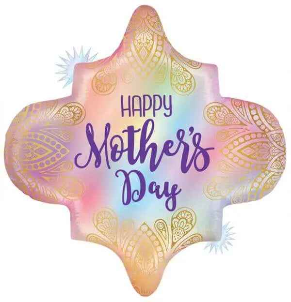 30" Opal Moms Day Boho Mylar Balloon Party Expo  