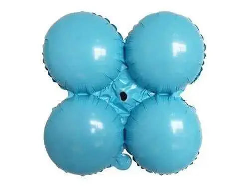 30" Quad Baby Blue Mylar Balloon (1ct) Party Expo  