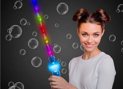 31.5" Bubble Sword Blue with 2 Bubble Solution - SKU:BUB073 - UPC:716148090734 - Party Expo