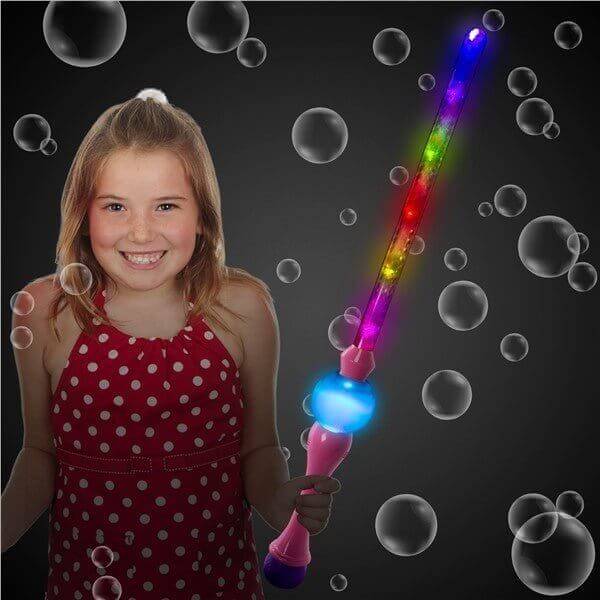 31.5" Bubble Sword Pink with 2 Bubble Solution - SKU:BUB074 - UPC:716148090741 - Party Expo