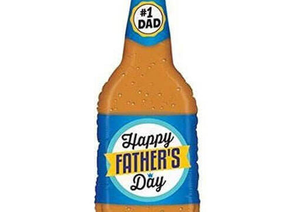 34" Father's Day Beer Mylar Balloon - F6 - SKU:85231 - UPC:030625355421 - Party Expo