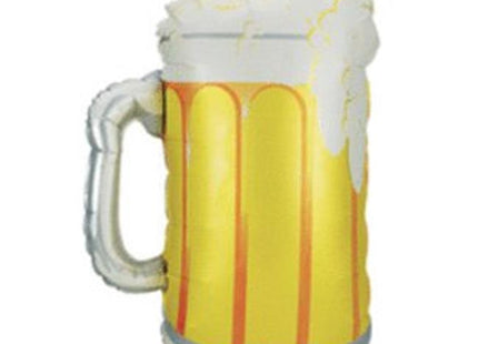 34" Frosty Beer Mug Shape Mylar Balloon - SS44 - SKU: - UPC:030625154420 - Party Expo