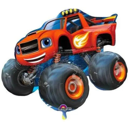 34" Blaze Jumbo Shape Mylar Balloon Party Expo  