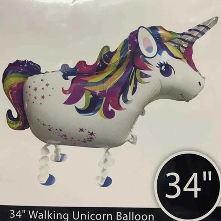 34" Walking Unicorn Balloon Party Expo  