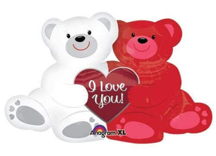 Anagram - 35" Love Bears Mylar Balloon #71 - SKU:65267 - UPC:026635276306 - Party Expo
