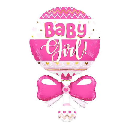 36" Baby Rattle Pink Super Shape #395 Party Expo  