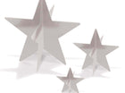 3D Foil Star Centerpieces - Silver - SKU:52148-S - UPC:034689071006 - Party Expo