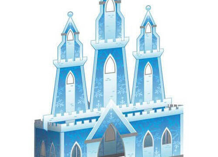 3D Snow Princess Castle Table Centerpiece - SKU:344427 - UPC:039938688493 - Party Expo