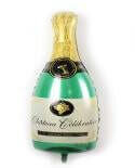 40" Champagne Bottle Mylar Balloon - SKU:QX-714 - UPC:672713491439 - Party Expo