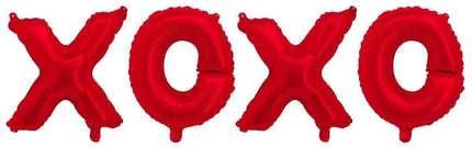 40" XOXO Letter Set Red Mylar Balloon Party Expo  