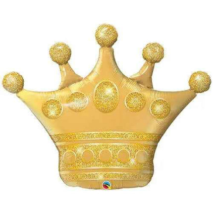 41" Golden Crown Shaped Mylar Balloon Party Expo  