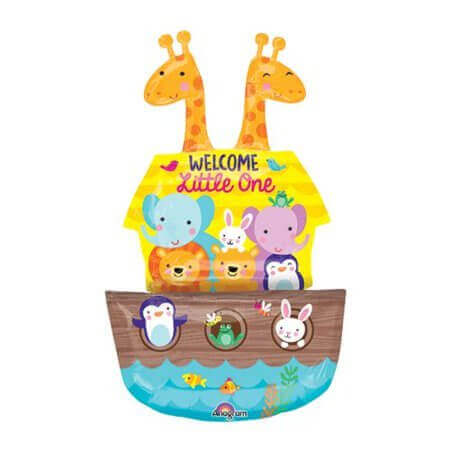 Baby Shower - 43" Noah's Ark Mylar Balloon - SKU:82668 - UPC:026635342445 - Party Expo