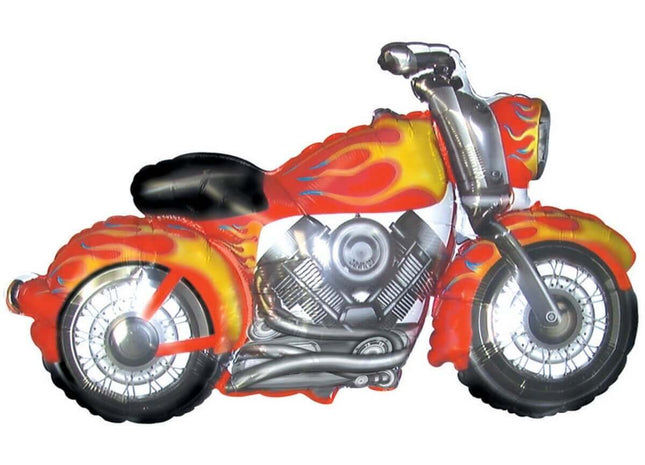 45" Snarly Motorcycle Mylar Balloon -SS43 - SKU:434098 - UPC:052329340985 - Party Expo