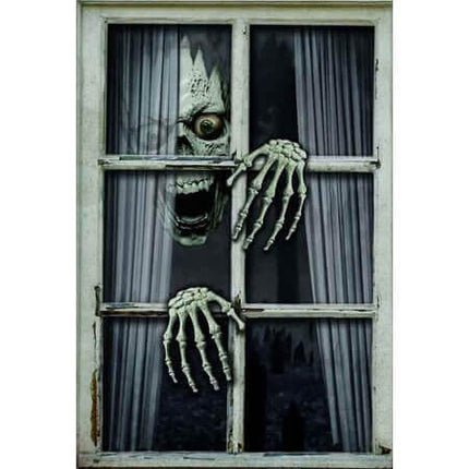 47" Spooky Window Decoration - Party Expo